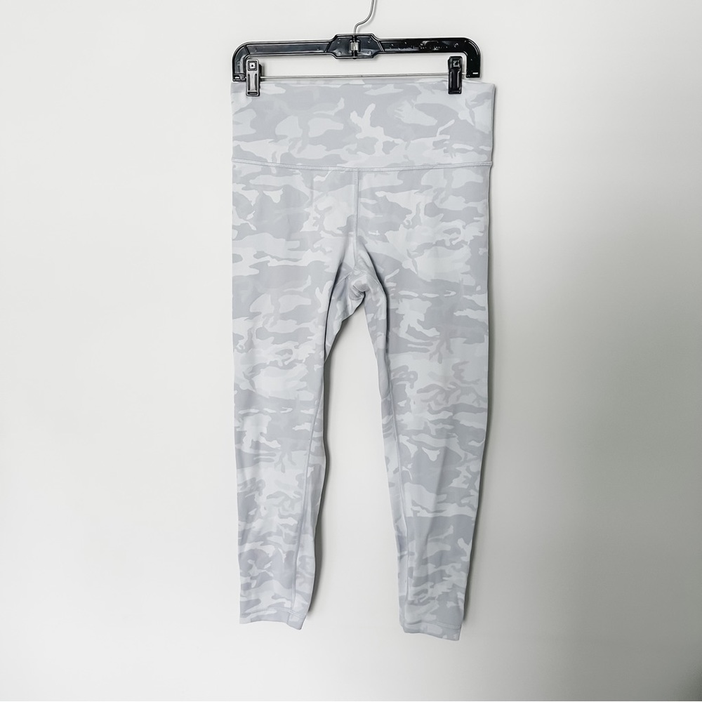 Lululemon Seamless White Camo Leggings